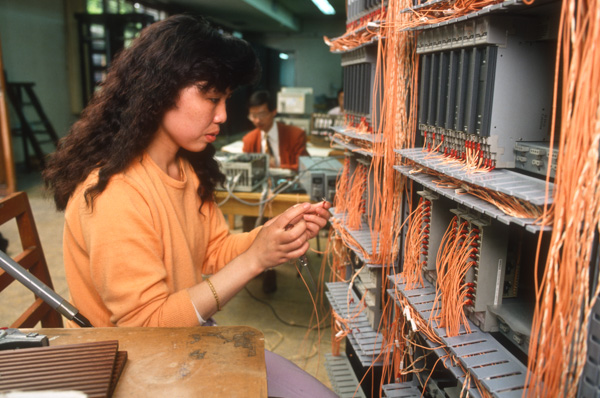 Woman in Shanghai factory